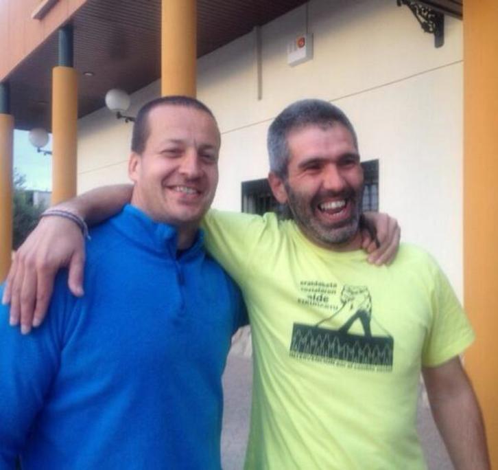 Ruben Gelbentzu eta Jon Lizarribar. (via twitter @unaili)