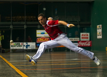 Olaizola. (Juan Carlos RUIZ / ARGAZKI PRESS)