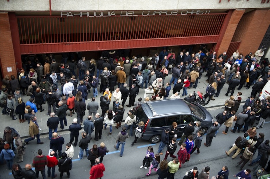 11 de abril. Se oficia el funeral por Iñigo Cabacas. (Marisol RAMIREZ/ARGAZKI PRESS)
