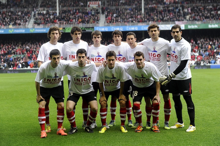 Los jugadores se suman al duelo por la muerte de Cabacas. (Marisol RAMIREZ/ARGAZKI PRESS)