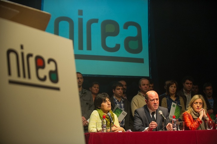 Presentación de ‘Nirea Akordioa’ en Bilbo. (Monika DEL VALLE/ARGAZKI PRESS)