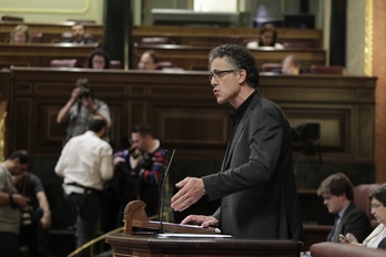 El diputado de Amaiur Xabier Mikel Errekondo. (J. DANAE/ARGAZKI PRESS)