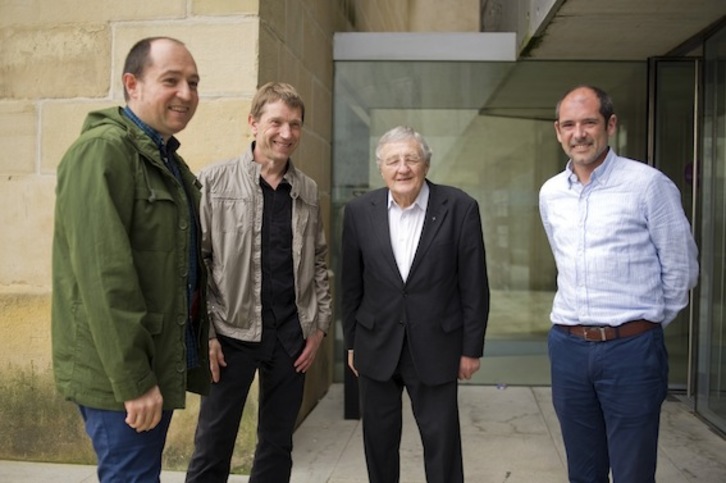 Pernando Barrena, Rufi Etxeberria, Harold Good y Paul Ríos. (Juan Carlos RUIZ/ARGAZKI PRESS)