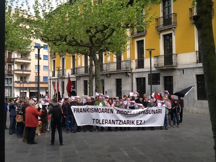 Concentración realizada en Tolosa.