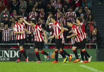 Aduriz suma ya quince tantos esta temporada. (Luis JAUREGIALTZO /ARGAZKI PRESS)