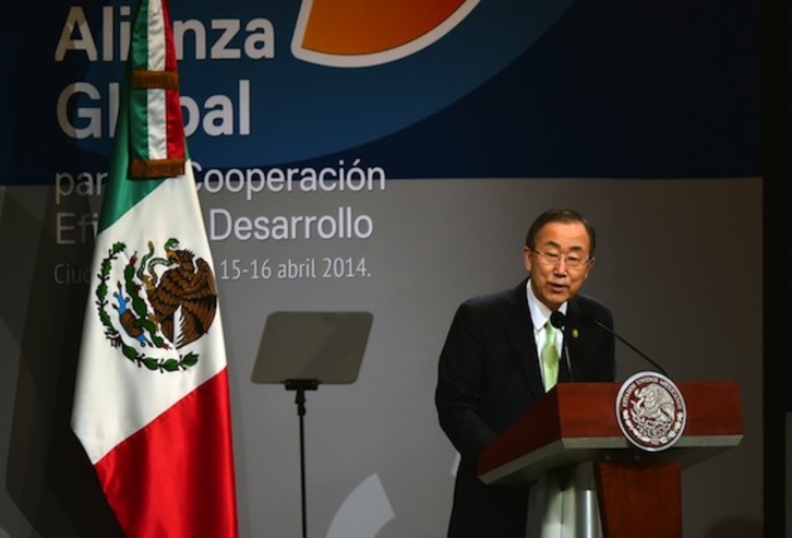 El secretario general de la ONU, Ban Ki-moon. (Ronaldo SCHEMIDT/AFP PHOTO)