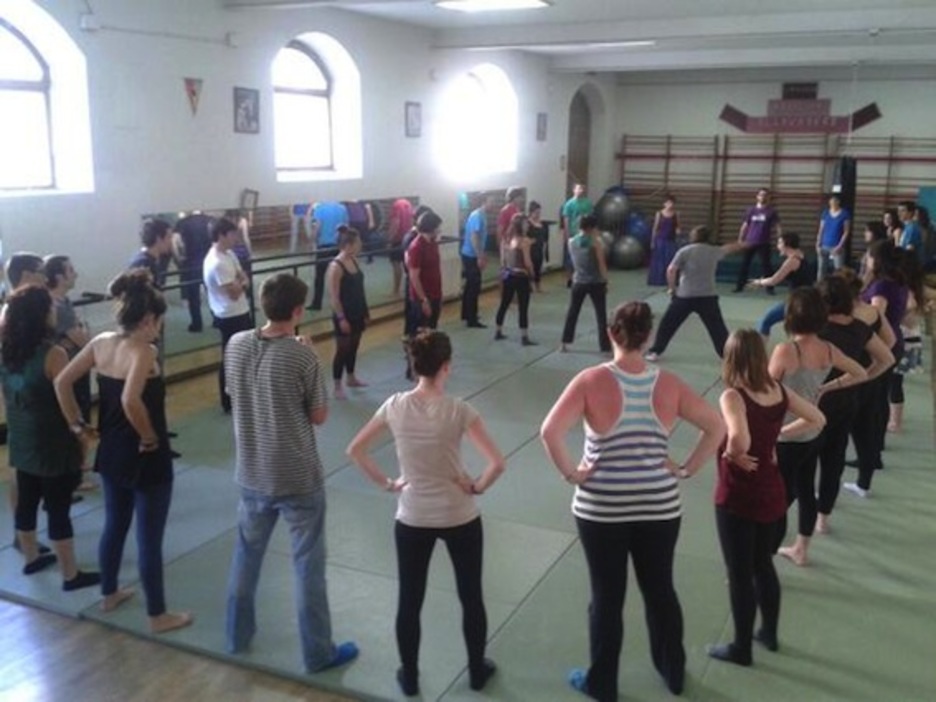 ‘Mintza eta ekintza’ tailerra. (@Topatuinfo)