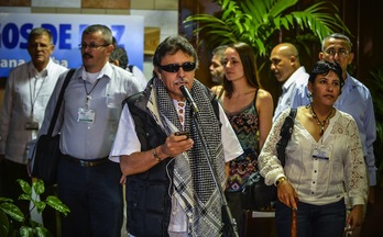 Jesús Santrich, en una imagen de archivo. (Adalberto ROQUE/AFP)