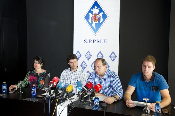 Maite González, Unai Lerga, Guillermo Rubio e Iñaki Arrondo. (Iñigo URIZ/ARGAZKI PRESS)