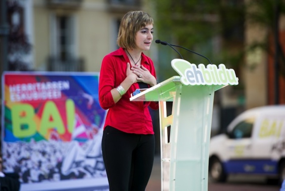 Maite Iturre, EH Bilduko hautagaia. (Iñigo URIZ/ARGAZKI PRESS)
