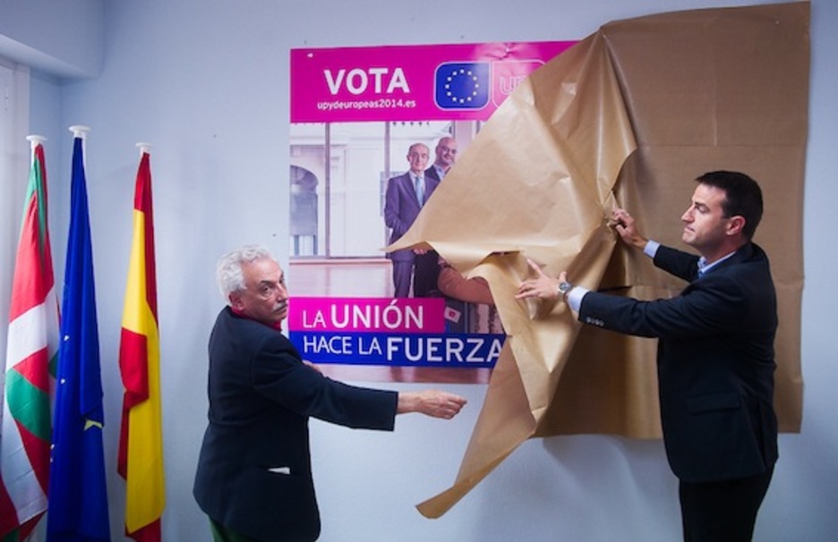 UPyDk Bilboko bere egoitzan hasi du kanpaina. (Luis JAUREGIALTZO/ARGAZKI PRESS)