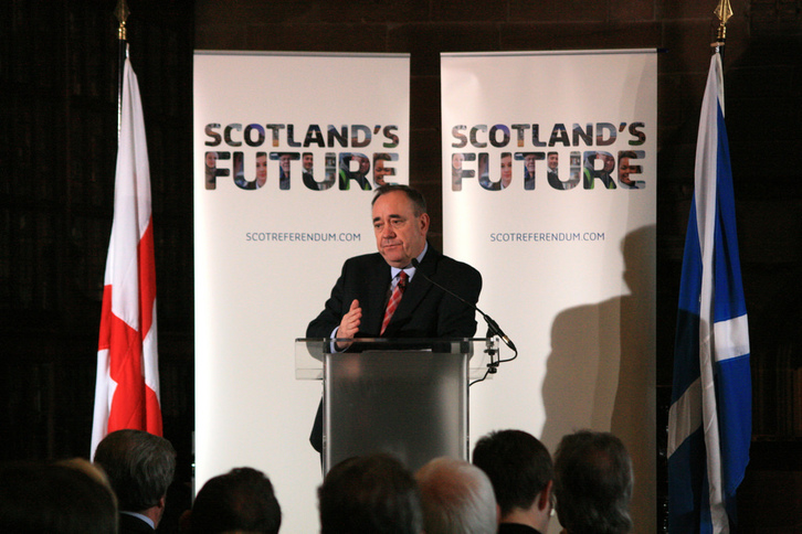 El ministro principal de Escocia, Alex Salmond, en una imagen de archivo. (SCOTTISH GOVERNMENT)