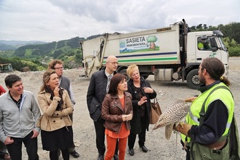 Izaskun Bilbao en el acto celebrado en Sasieta. (PNV)