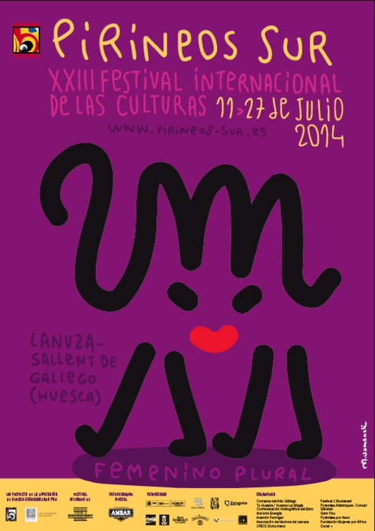 Cartel de Pirineos Sur. 