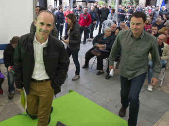Juaristi durante el acto celebrado el viernes en Bilbo. (Monika DEL VALLE / ARGAZKI PRESS)