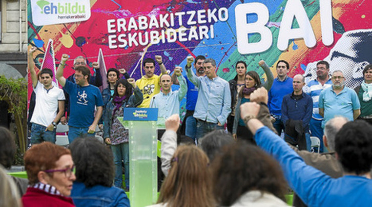 El escaño de Josu Juaristi en Bruselas es uno de los que está en juego. (ARGAZKI PRESS)