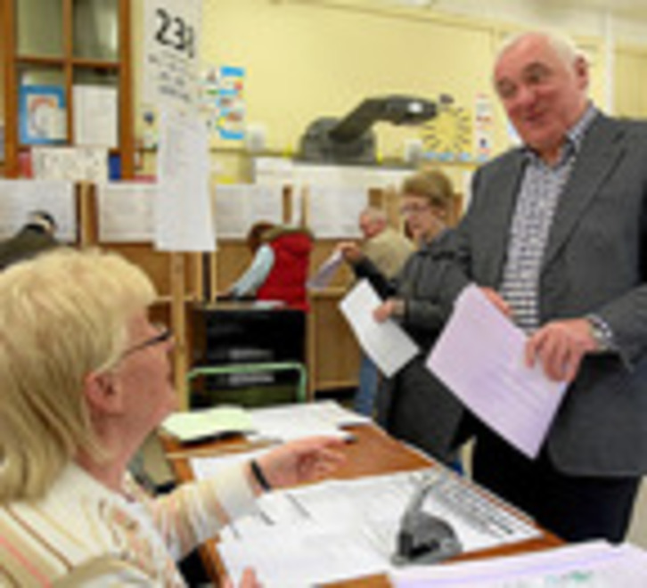 Elecciones locales en Irlanda. (AFP)