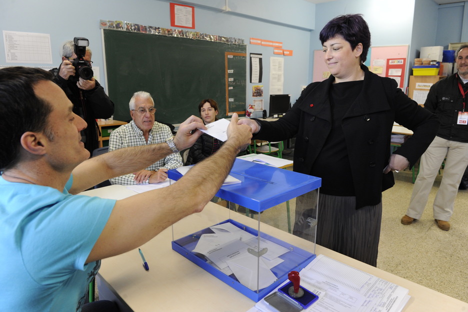 La candidata del PSOE, Eider Gardiazabal. (ARGAZKI PRESS)