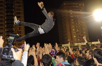 El Eibar se ha impuesto al Alavés. (Raul BOGAJO / ARGAZKI PRESS)