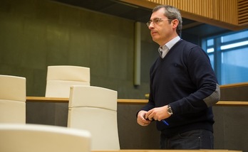 El portavoz del PNV en las Juntas Generales de Gipuzkoa, Markel Olano. (Andoni CANELLADA/ARGAZKI PRESS)