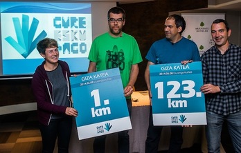 Ainhoa Mendibil, Josu Herrero, Mikel Lizarribar y Sergio Regueiro. (Luis JAUREGIALTZO/ARGAZKI PRESS)