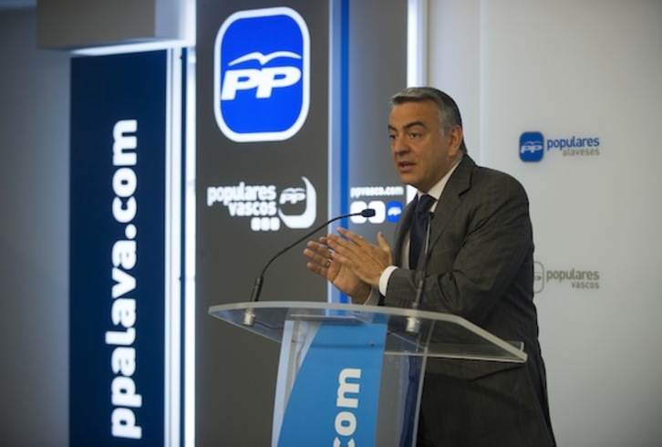 El diputado general de Araba, Javier de Andrés, en una imagen de archivo. (Juanan RUIZ/ARGAZKI PRESS)