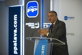 El diputado general de Araba, Javier de Andrés, en una imagen de archivo. (Juanan RUIZ/ARGAZKI PRESS)