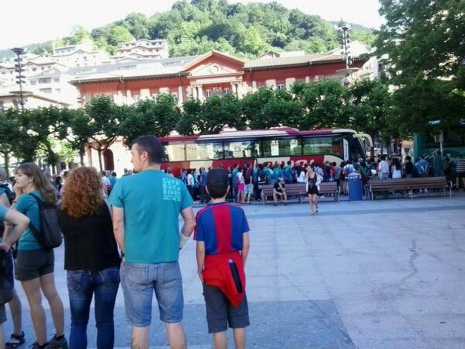 Eibarre, abiatzeko prest. (@gara_arenaga) Eibarre, abiatzeko prest. (@gara_arenaga)