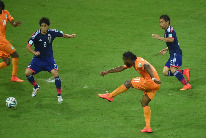 Drogba lideró a Costa de Marfil. (Emanuel DUNAND / AFP)