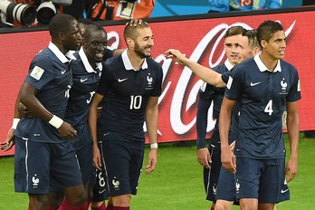 Benzema ha marcado dos goles. (Luis ACOSTA / AFP)