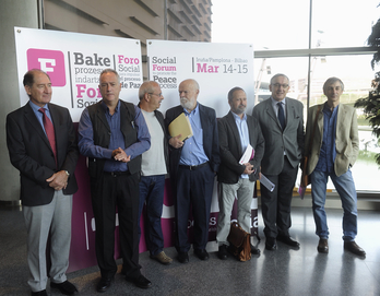 Participantes en el Foro Social. (ARGAZKI PRESS)
