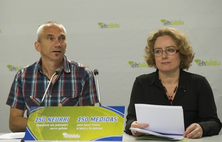 Joseba Permach y Ainhoa Beola, en una imagen de archivo. (Andoni CANELLADA/ARGAZKI PRESS)