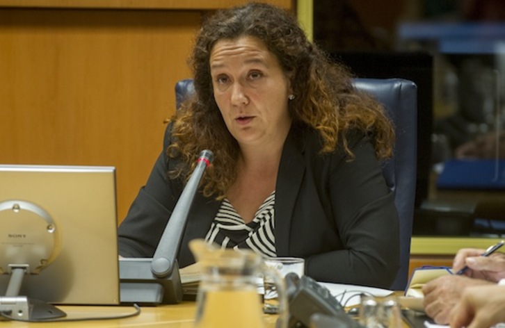 La directora de Víctimas y Derechos Humanos de Lakua, Monika Hernando. (Juanan RUIZ/ARGAZKI PRESS)