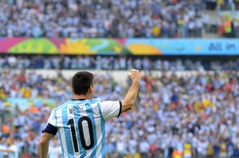 Leo Messi ha marcado un doblete. (Jewel SAMAD/AFP PHOTO)