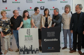 Donostiako 49. Jazzaldiaren aurkezpen ofiziala. (Andoni CANELLADA/ARGAZKI PRESS)