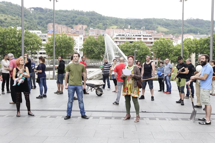 Comparecencia de Sare en Bilbo, el pasado 28 de junio. (ARGAZKI PRESS)