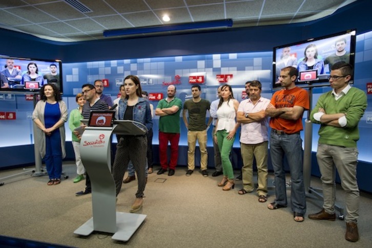 Presentación del foro de apoyo a la candidatura de Eduardo Madina. (Iñigo URIZ/ARGAZKI PRESS)