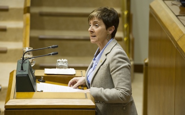 La consejera de Desarrollo Económico y Competitividad de Lakua, Arantza Tapia, en una imagen de archivo. (Raul BOGAJO/ARGAZKI PRESS)