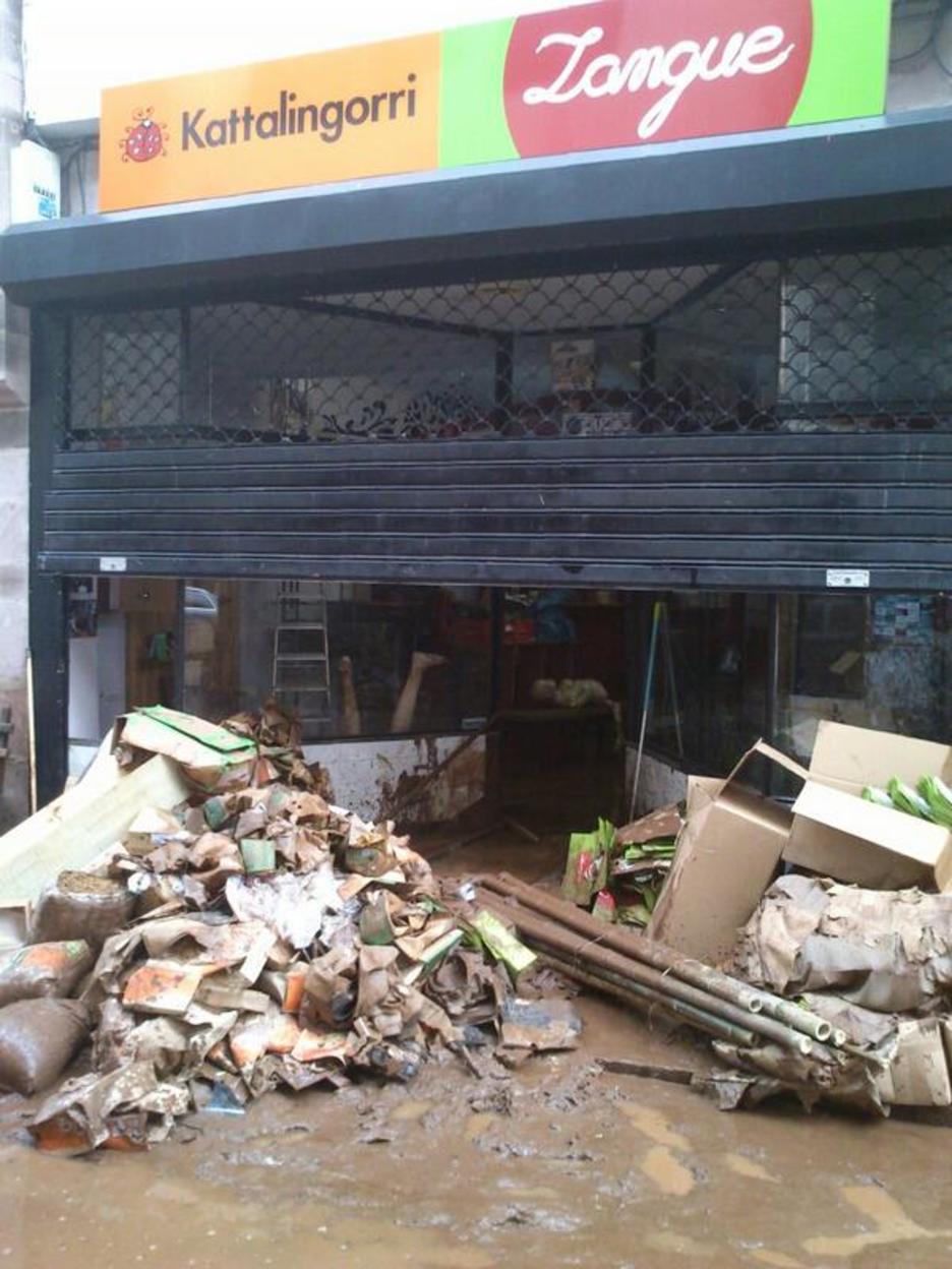 Dendetan eragindako kalteak larriak izan dira. (@GARA_miantzi)