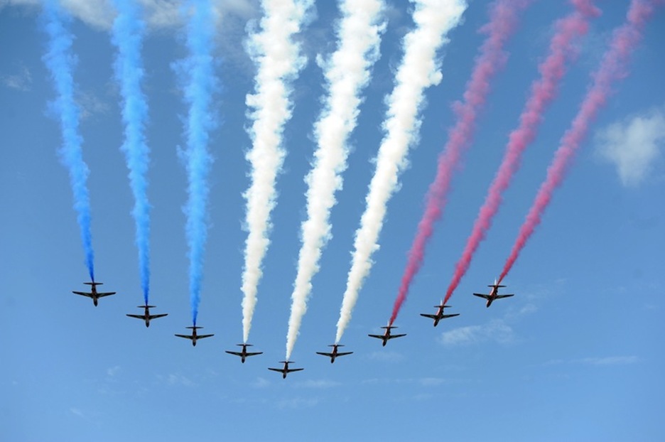 Esku zabalik hartu du Britainia Handiak Frantziako Tourra. (ASADOUR GUZELIAN/AFP)
