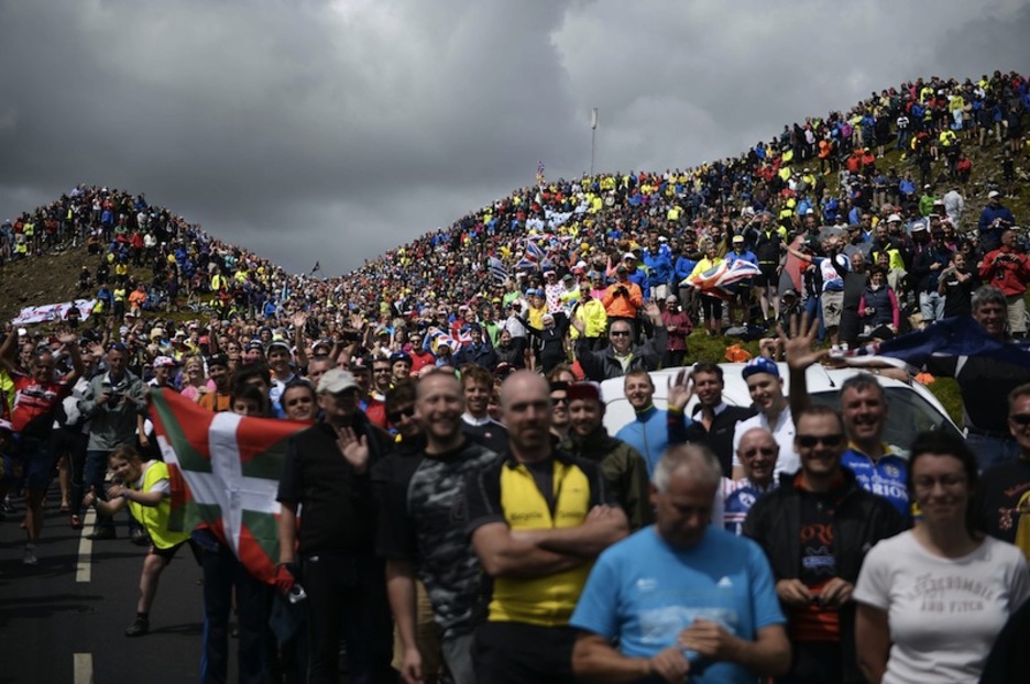 Nola ez, euskaldunak ere bertan ziren! (ERIC FEFERBERG / AFP)