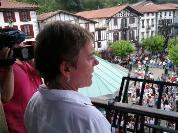 Mertxe Aizpurua Udalbiltzako lehendakaria.