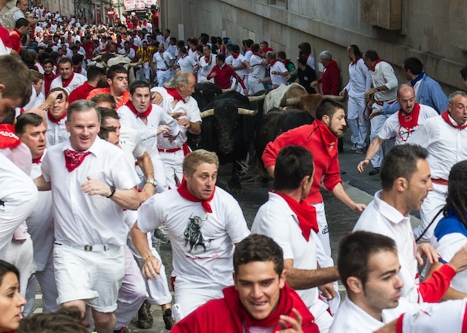 Santo Domingoko aldaparen bukaera. (Jagoba MANTEROLA/ARGAZKI PRESS) Santo Domingoko aldaparen bukaera. (Jagoba MANTEROLA/ARGAZKI PRESS)