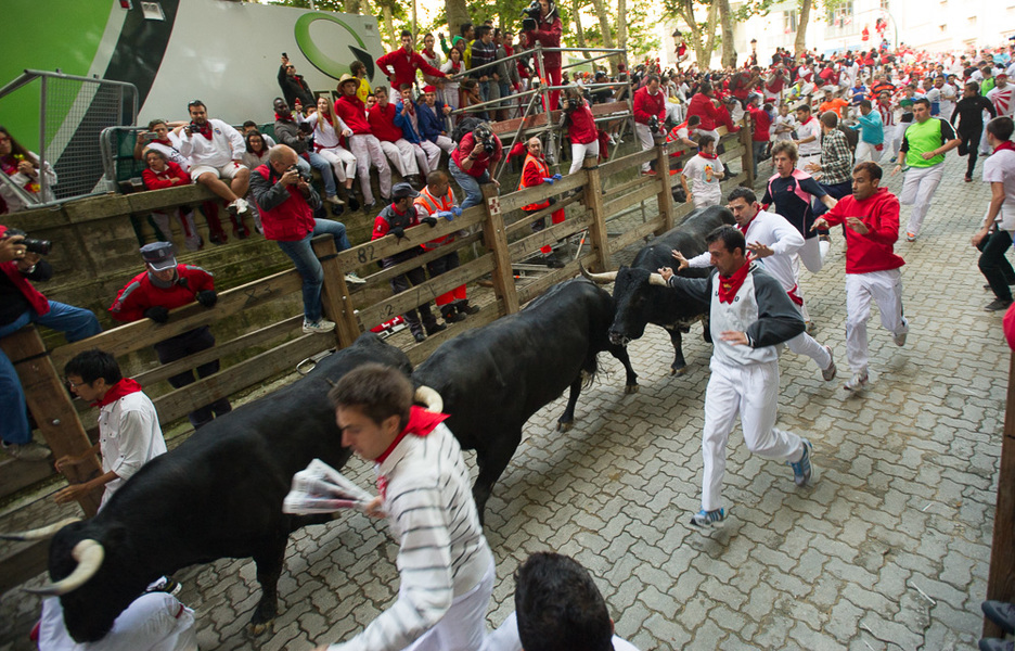 Zezen plazaren sarrera. (Raul BOGAJO/ARGAZKI PRESS) Zezen plazaren sarrera. (Raul BOGAJO/ARGAZKI PRESS)