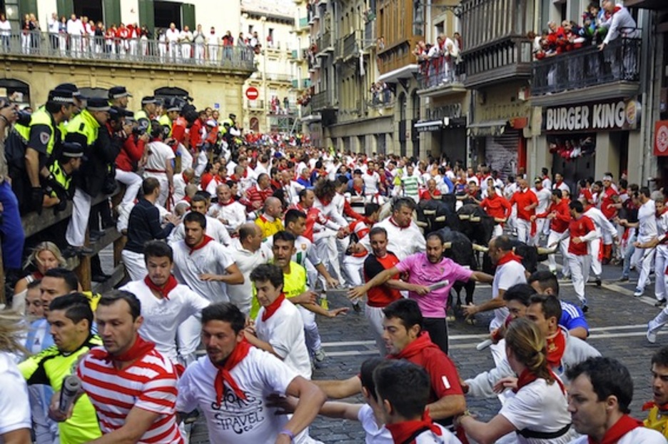 Merkaderes kalea. (Rafa RIVAS/AFP PHOTO) Merkaderes kalea. (Rafa RIVAS/AFP PHOTO)