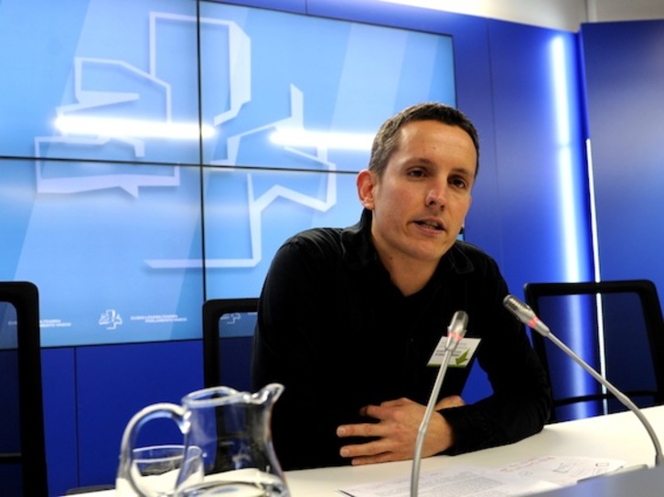 Dani Maeztu, parlamentario de EH Bildu, en una imagen de archivo. (Juanan RUIZ/ARGAZKI PRESS)