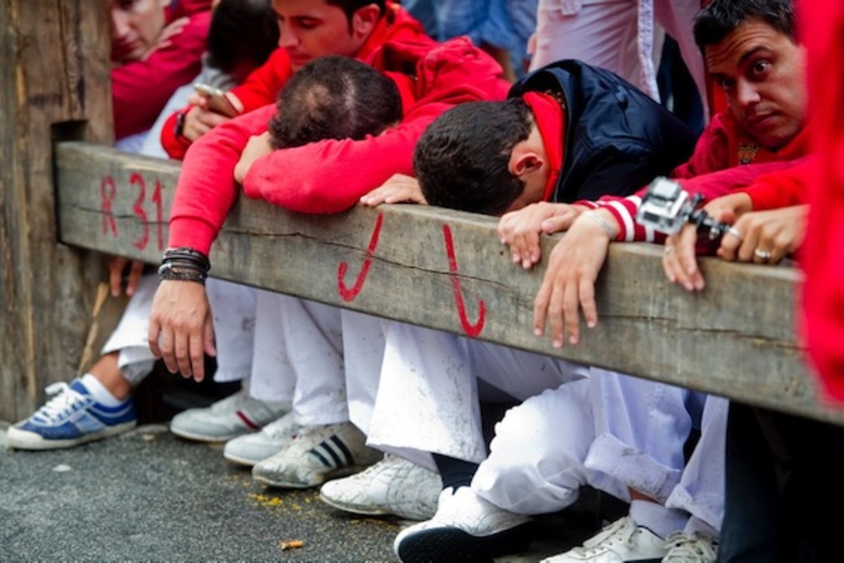 La espera se ha hecho demasiado larga para algunos. (Juan Carlos RUIZ/ARGAZKI PRESS)