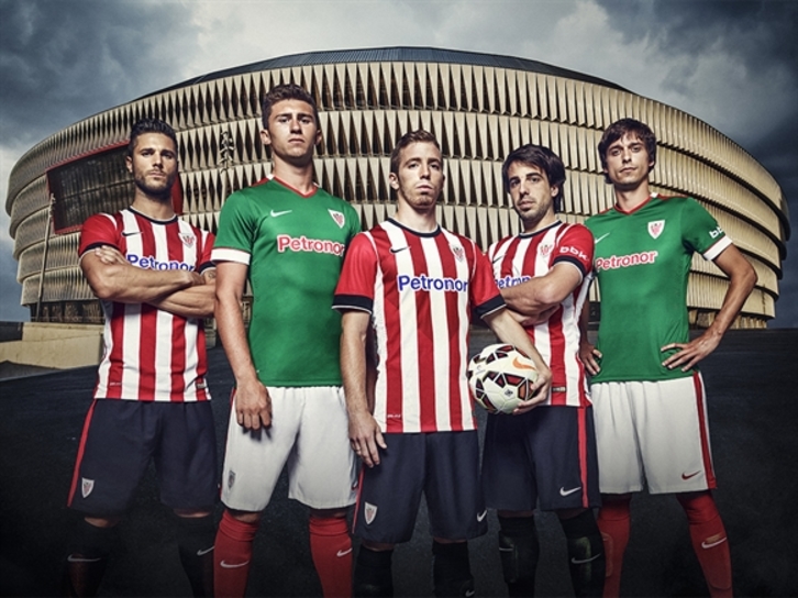 Sola, Laporte, Muniain, Beñat e Iturraspe. (www.athletic-club.net)