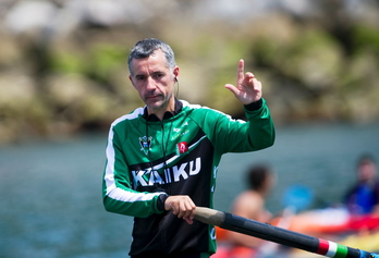 Asier Zurinaga Kaiku taldeko patroia. (Juan Carlos RUIZ / ARGAZKI PRESS)