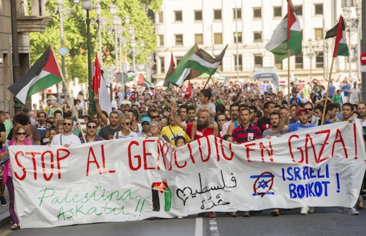 Manifestación en Bilbo. (Marisol RAMÍREZ / ARGAZKI PRESS)